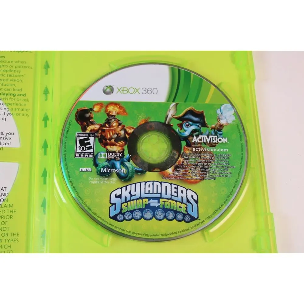Skylanders: Swap Force (Microsoft Xbox 360) Authentic, Tested/Works Great